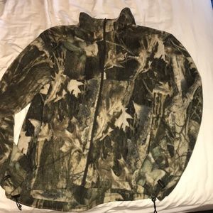 Columbia camo zip fleece